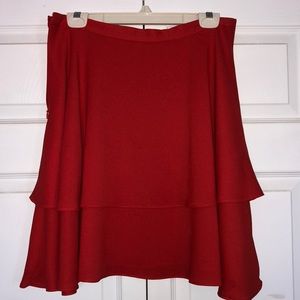 Sassy skirt! Flare and layers.